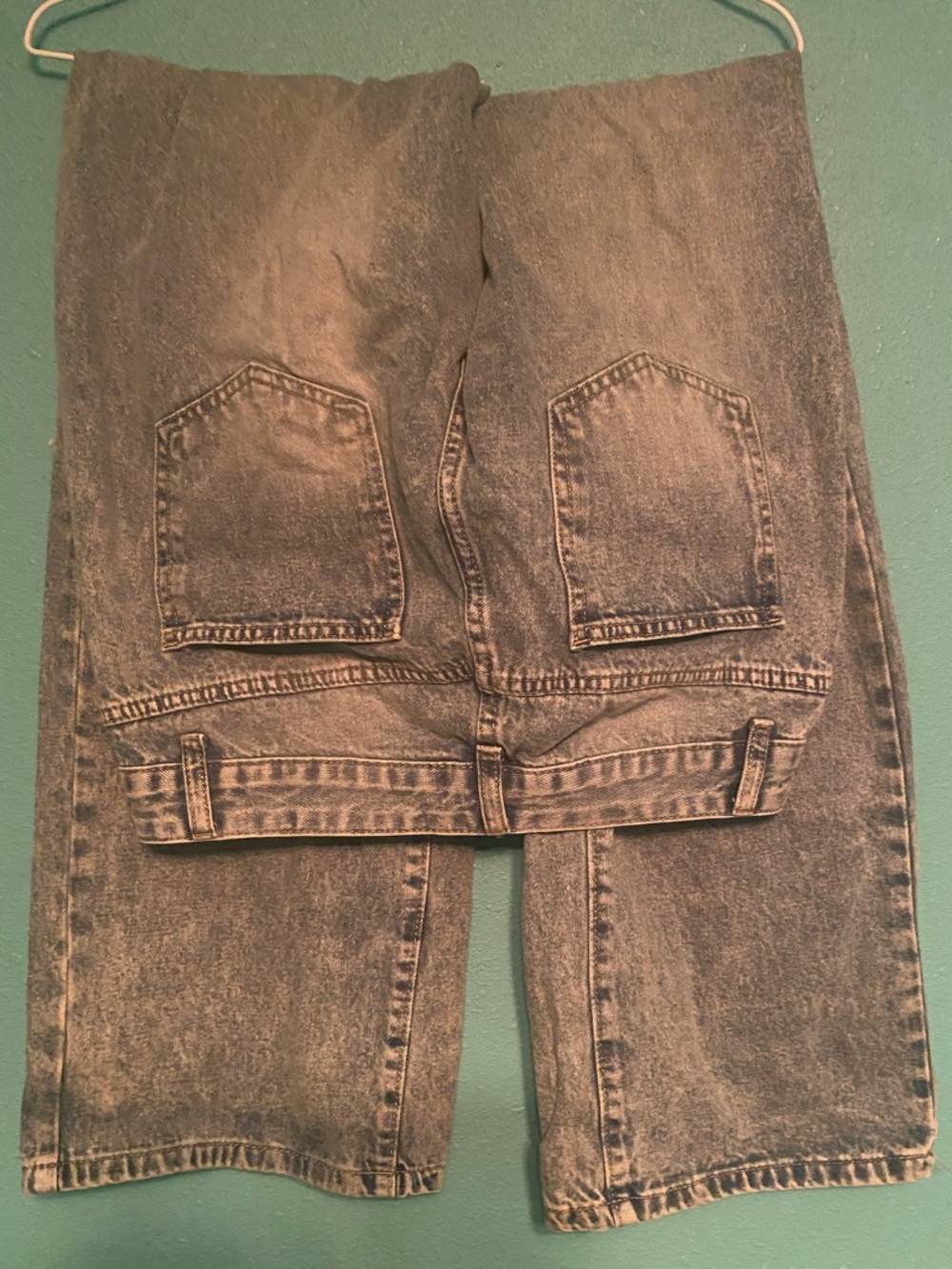 SHEIN Blue Acid Wash Denim Jeans